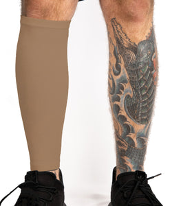 Tattoo Cover Up Leg Sleeve - Cappuccino