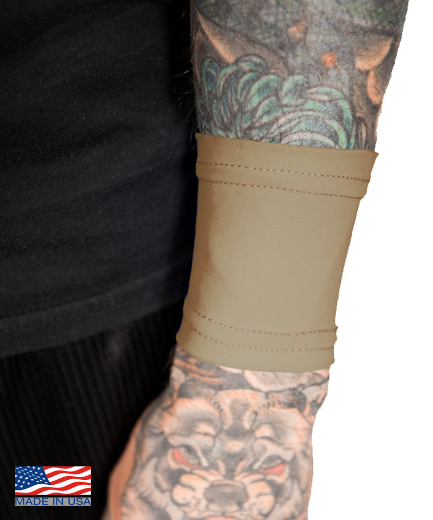 Cappuccino Tattoo Cover Small Wrist Sleeve