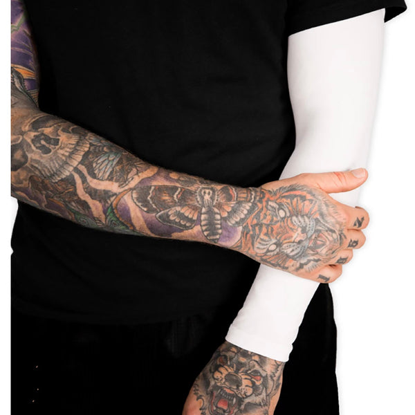 2 Pcs New Fake Temporary Party Realistic Tatoo Slip On Tattoo Arm Covers  Sleeves | eBay